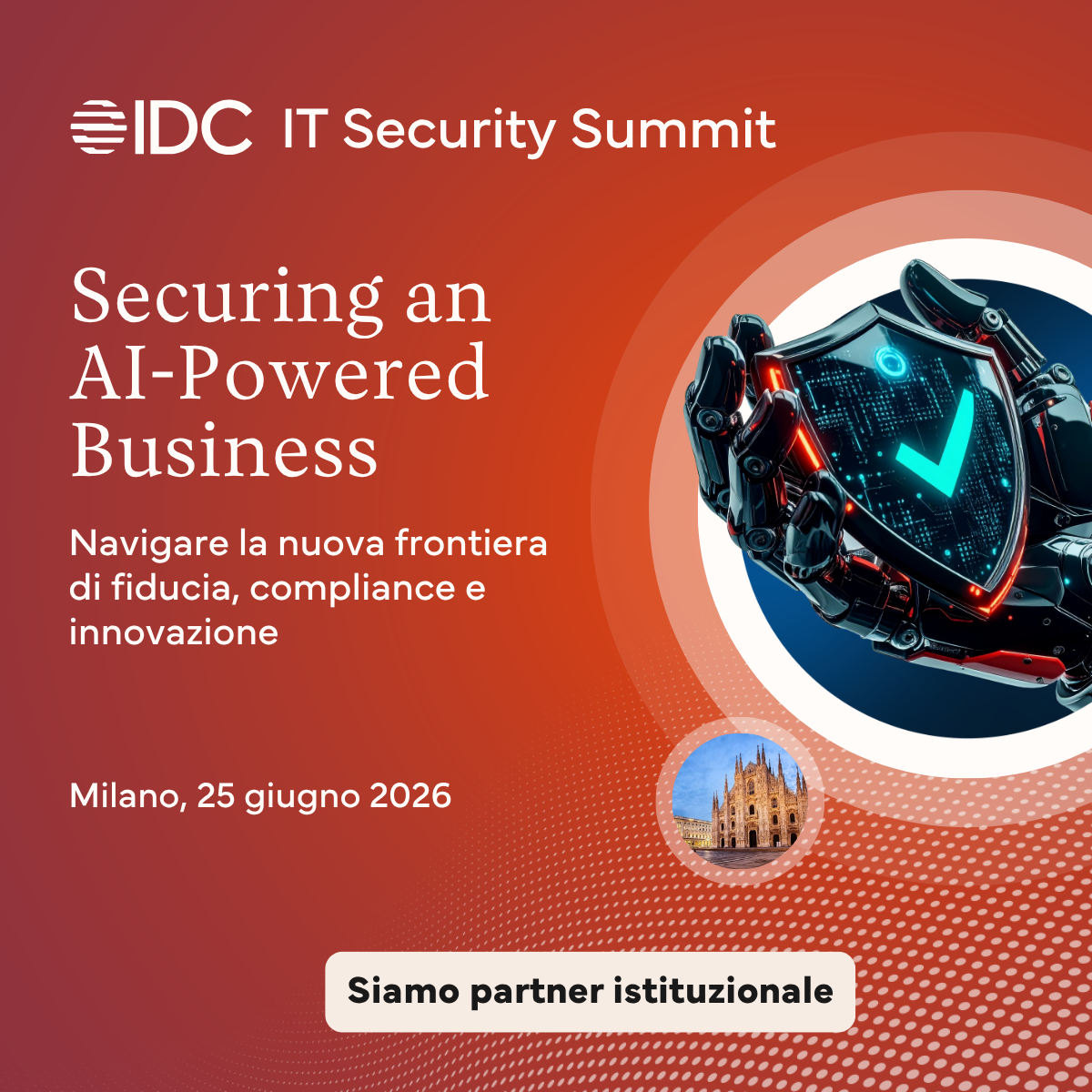 AIPSI partner dell'IDC IT Security Summit Italy 2026
